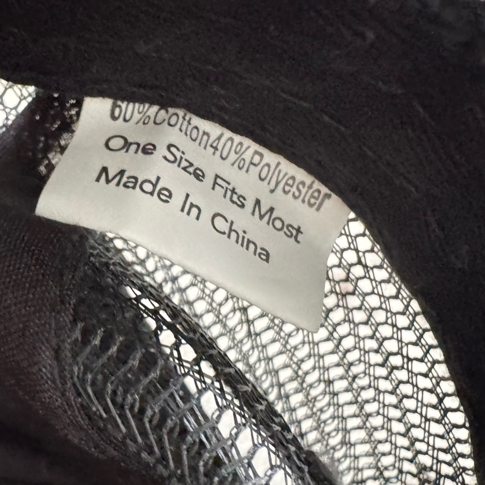 Big Cheetah Trucker Ponytail Hat NWOT - Picture 2 of 3